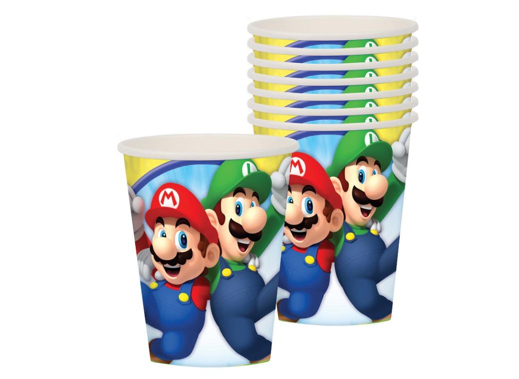 Super Mario Cups 8pk