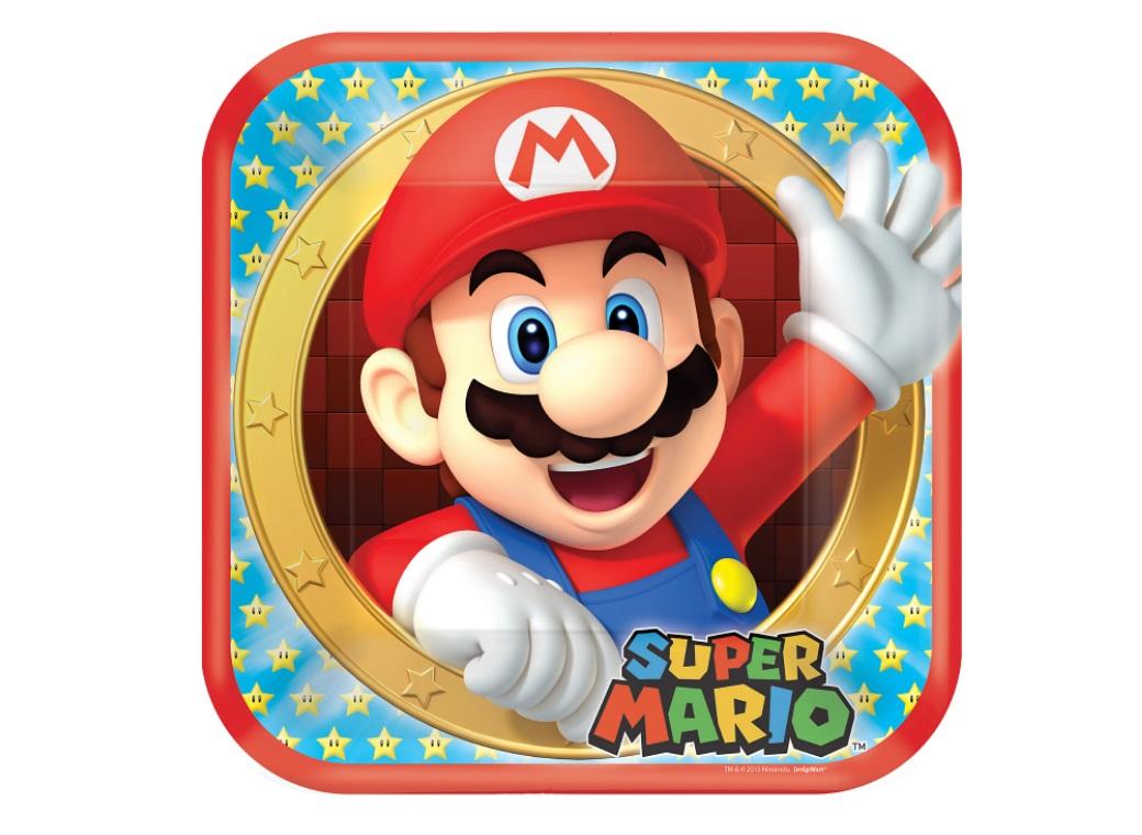 Super Mario Dinner Plates 8pk