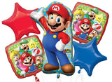 Super Mario Foil Balloon Bouquet