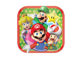 Super Mario Lunch Plates 8pk