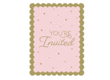 Swan Party Invitations 8pk