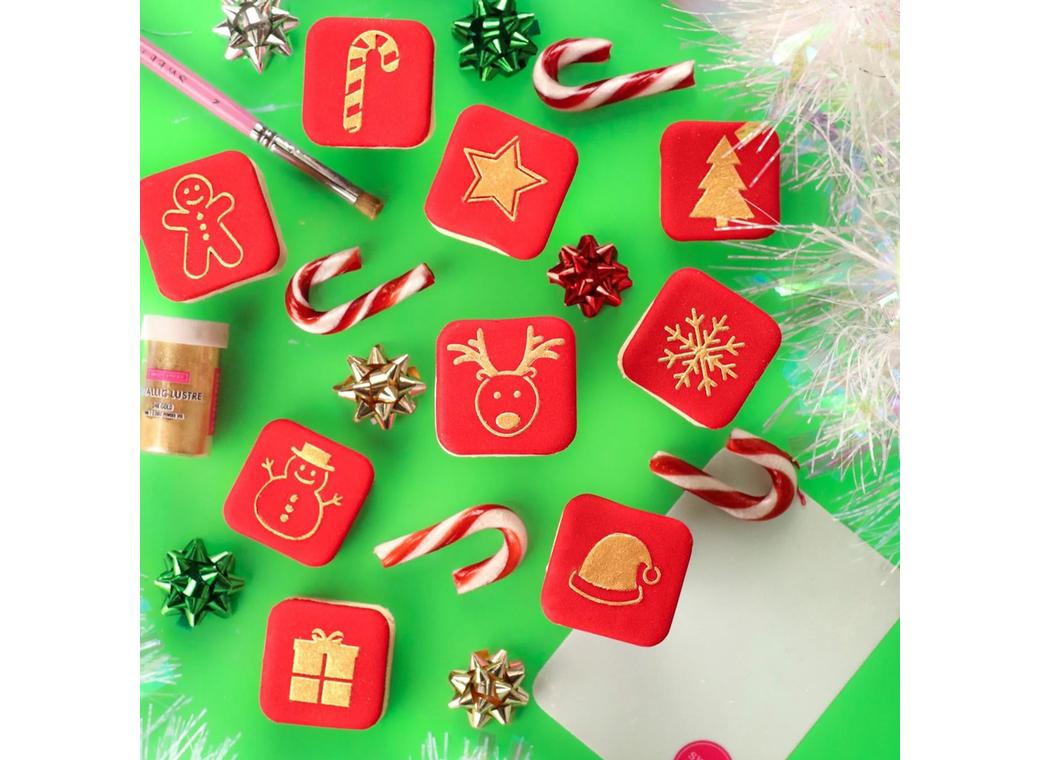 Sweet Sticks - Christmas Mini Stencil with Cutter