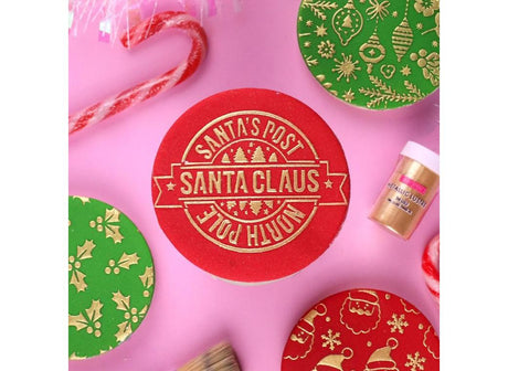 Sweet Sticks Stencil - Santa Stamp