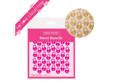 Sweet Sticks Stencil - Hearts Lock