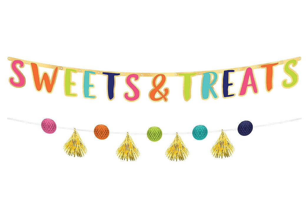 Sweets & Treats Banner & Garland Kit