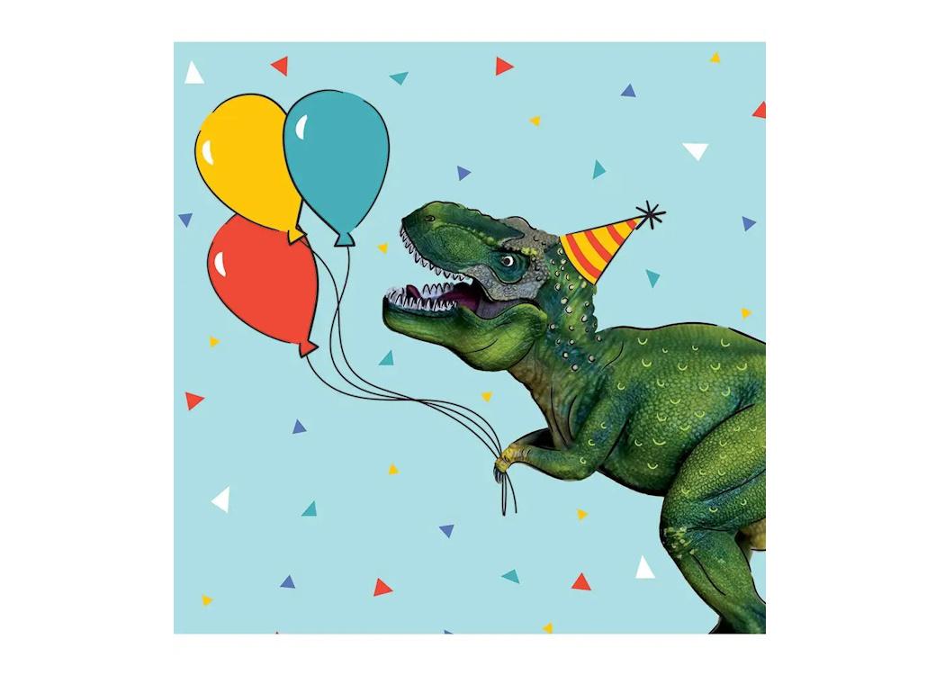 T-Rex Dinosaur Party Napkins 20pk