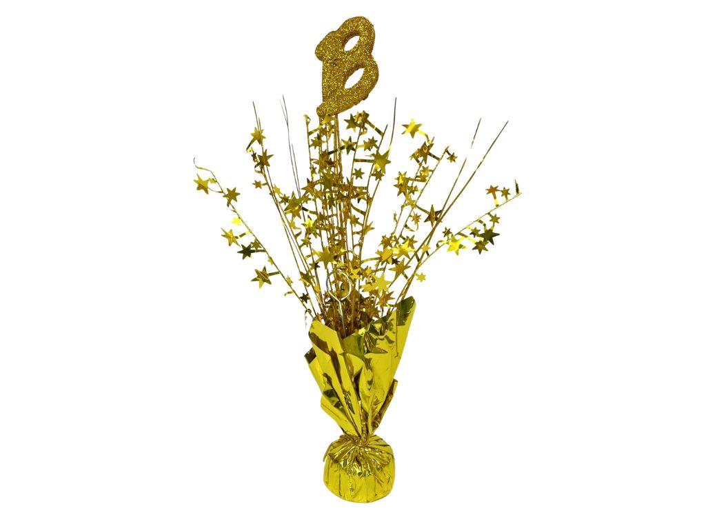 Table Centrepiece Spray Gold - 18