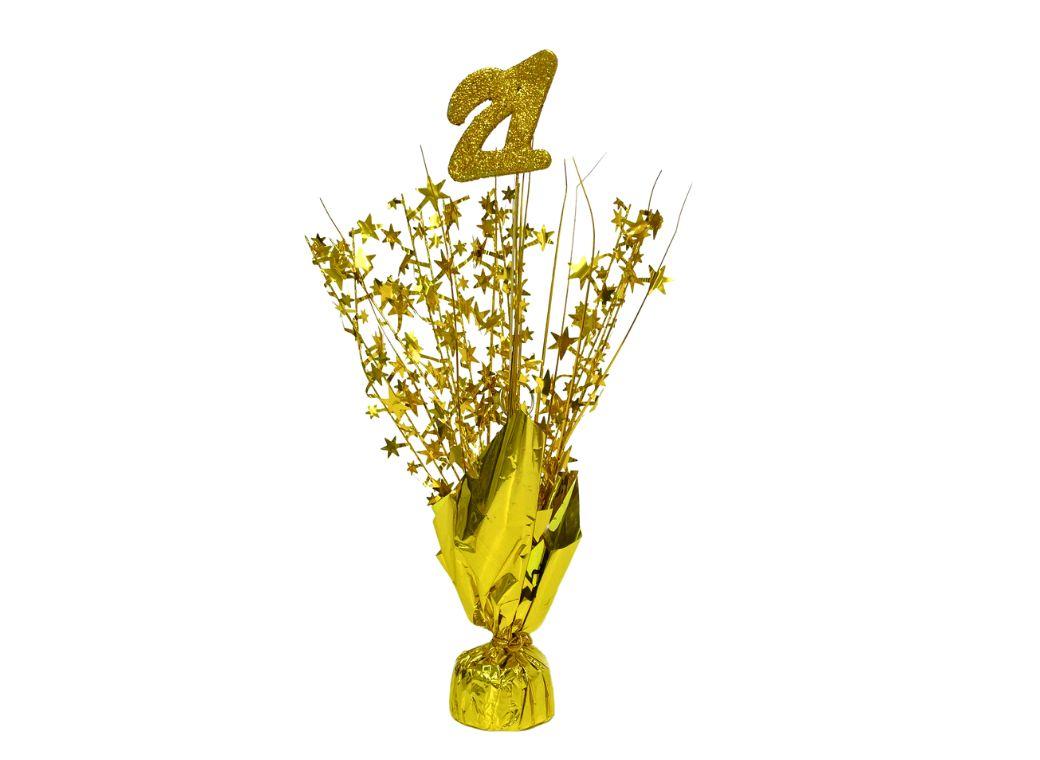 Table Centrepiece Spray Gold - 21