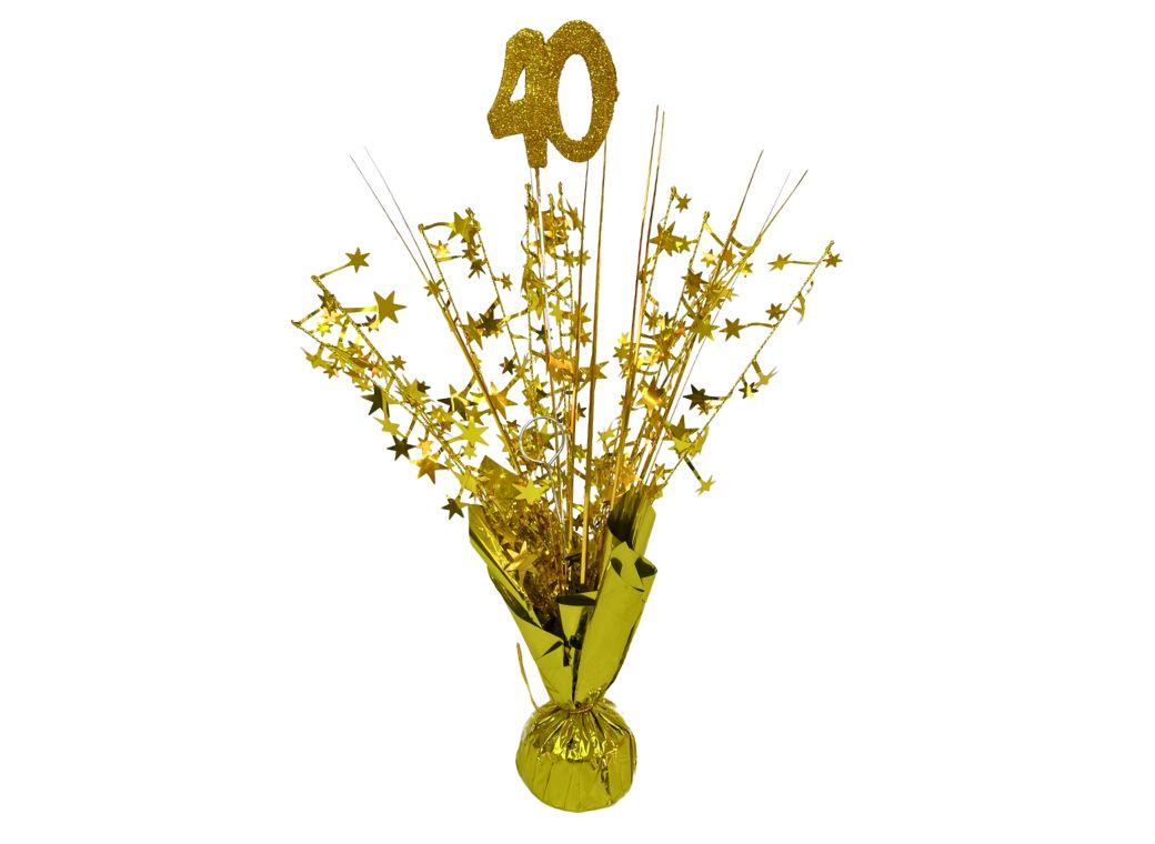 Table Centrepiece Spray Gold - 40