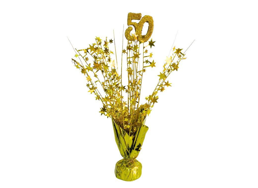 Table Centrepiece Spray Gold - 50