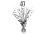 Table Centrepiece Spray Silver - 40