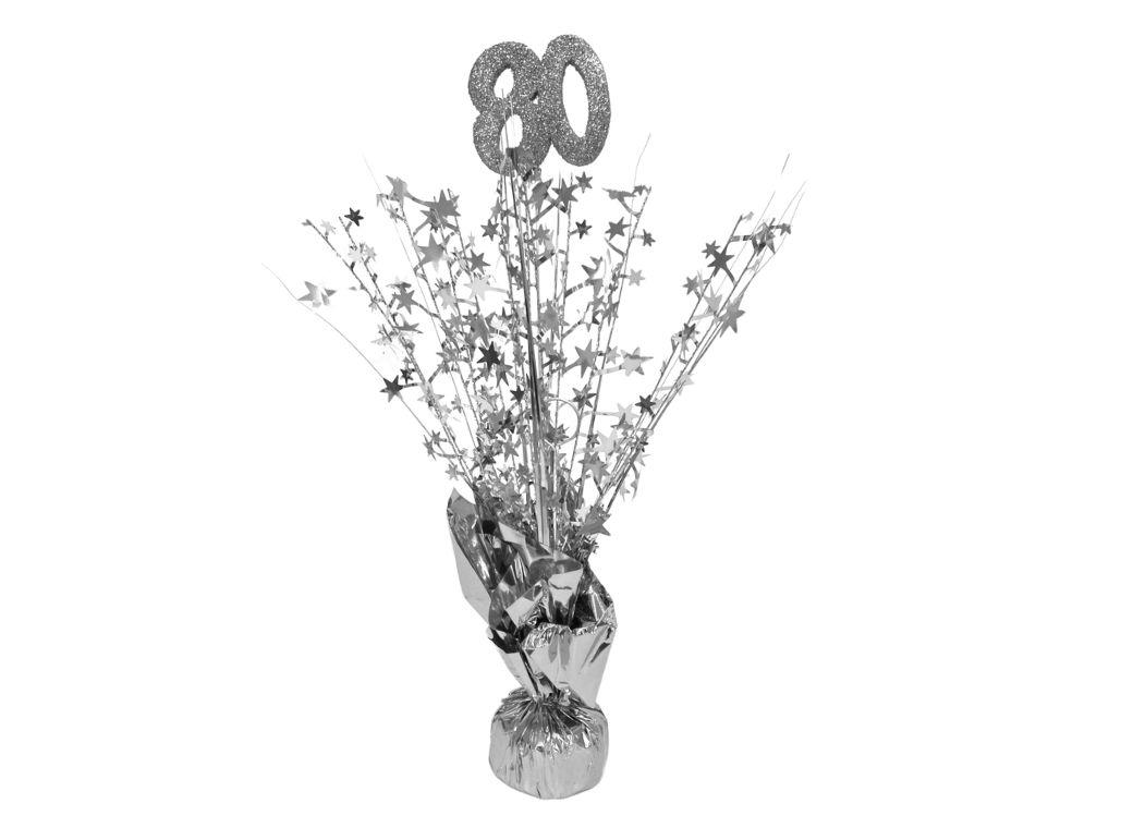 Table Centrepiece Spray Silver - 80