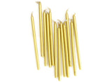 Gold Tall Candles - 12pk