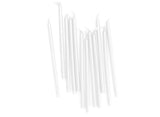 Pearl White Tall Candles - 12pk