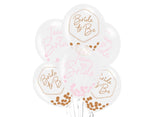 Team Bride Confetti Balloon Bundle 6pk