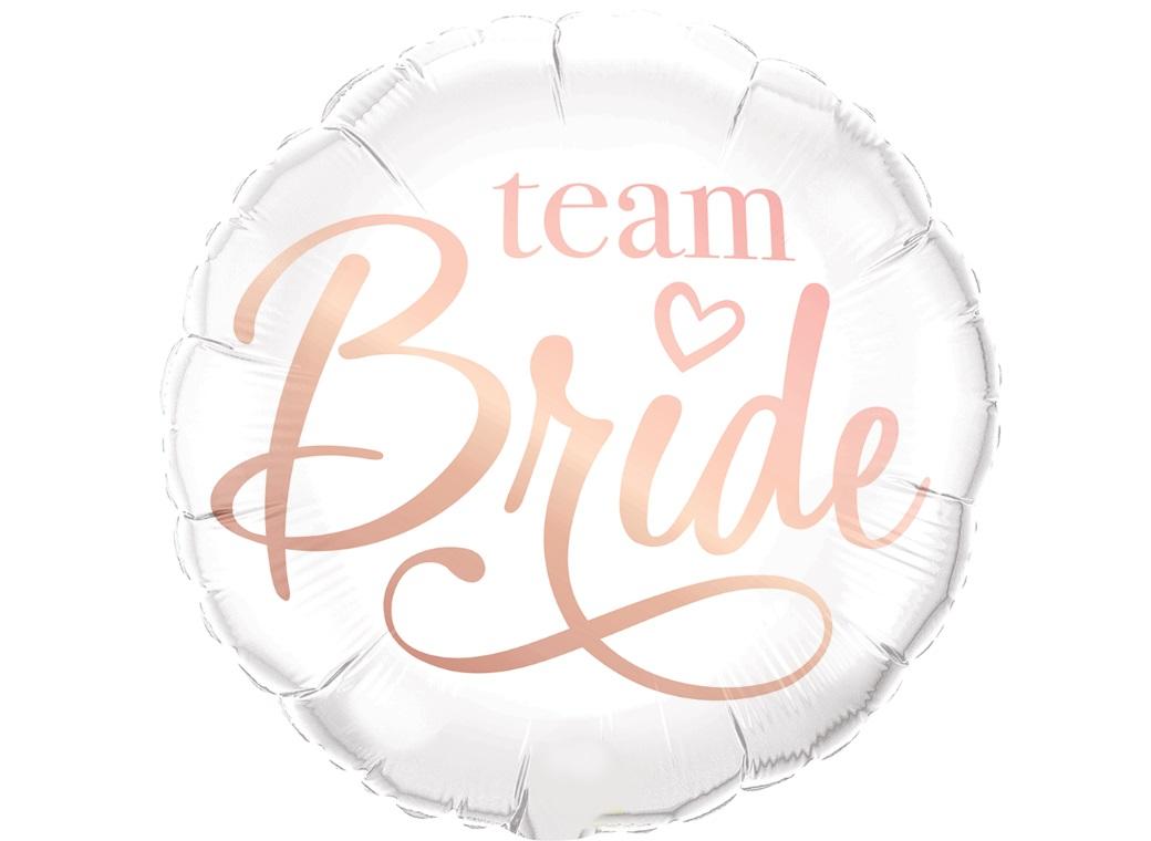 Team Bride Foil Balloon