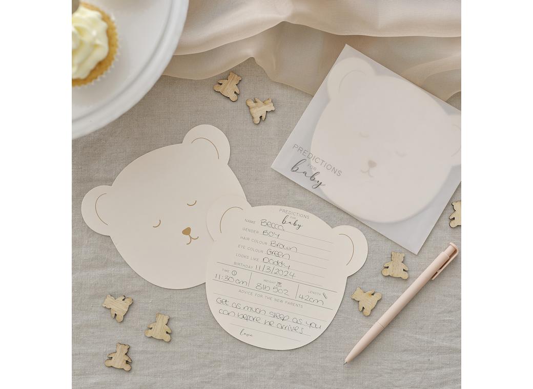 Teddy Bear Baby Shower Advice Cards