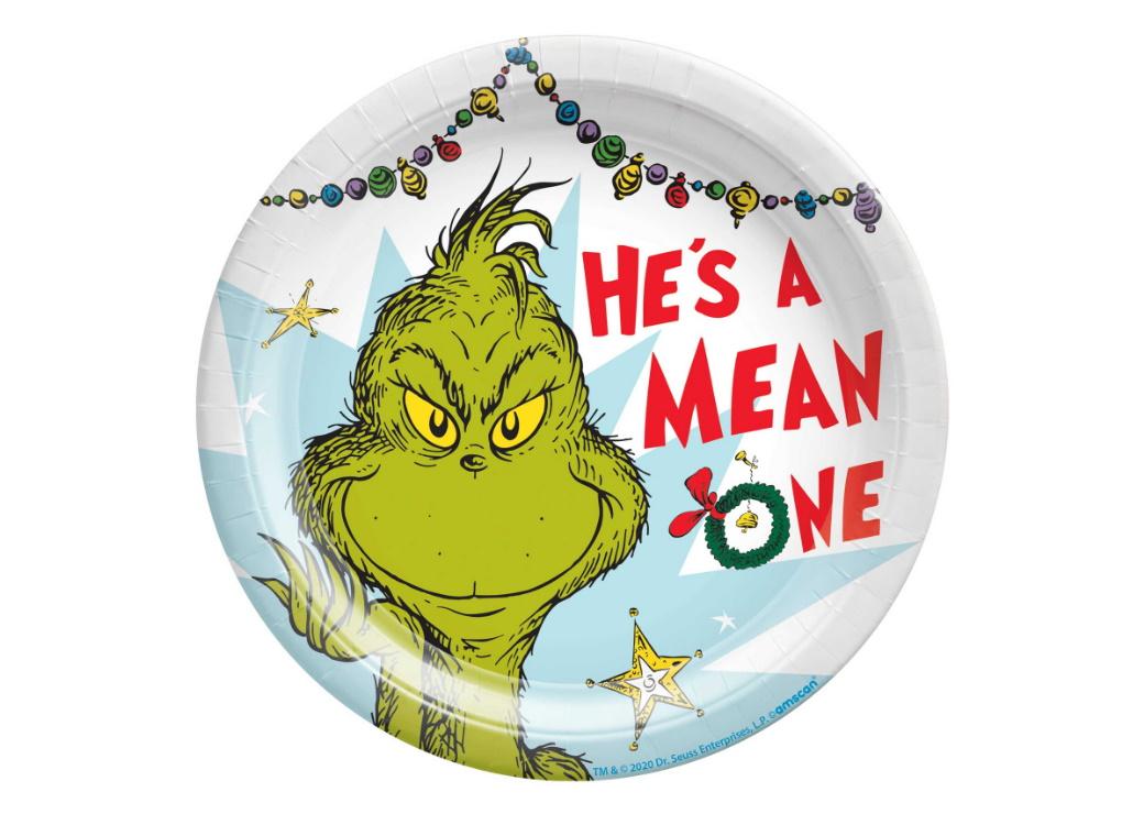 The Grinch Lunch Plates 8pk