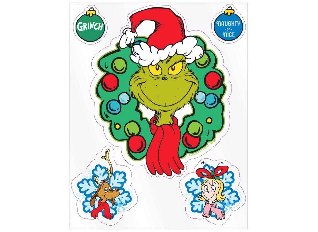 The Grinch Window Decals