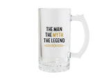 The Man Beer Glass