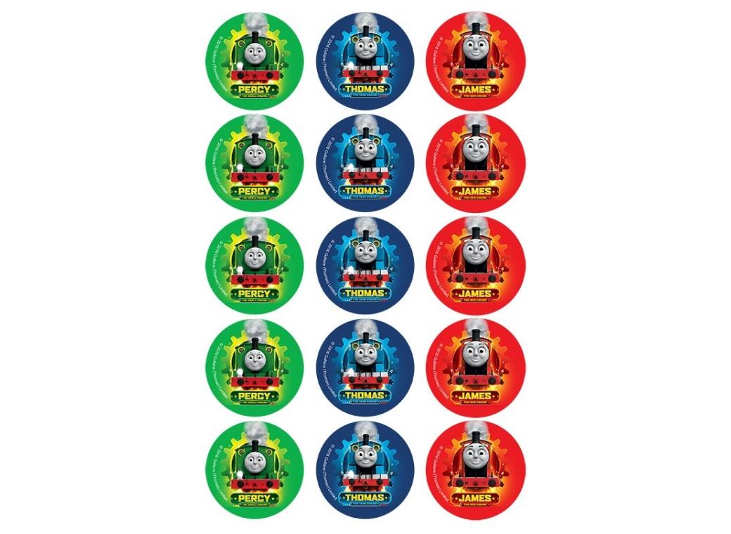 Edible Icing Cupcake Images - Thomas & Friends