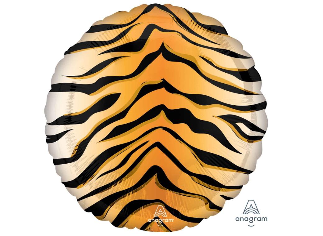 Tiger Print Foil Balloon