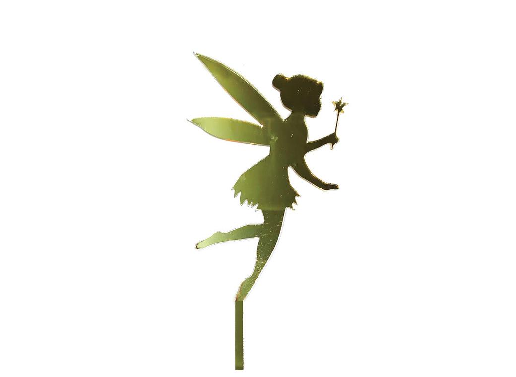 Tinkerbell Cake Topper - Gold