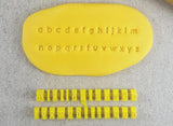 Tiny Lower Case Letter Stamps