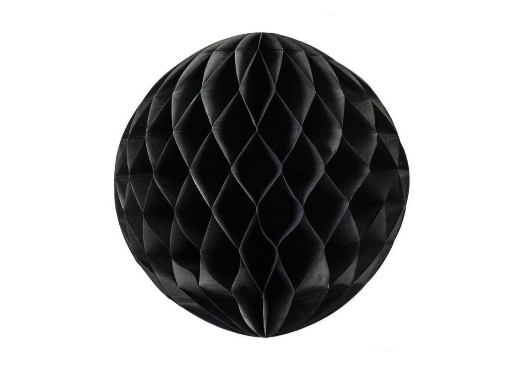 Tissue Honeycomb Ball 25cm - Black