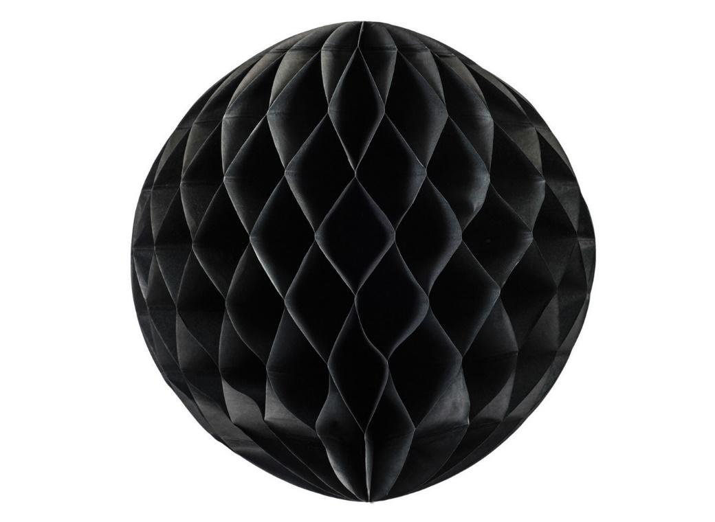 Tissue Honeycomb Ball 35cm - Black