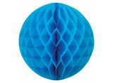 Tissue Honeycomb Ball 35cm - Electric Blue