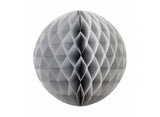 Tissue Honeycomb Ball 25cm - Silver