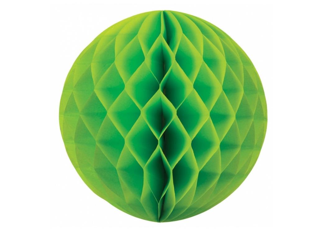 Tissue Honeycomb Ball 35cm - Lime Green