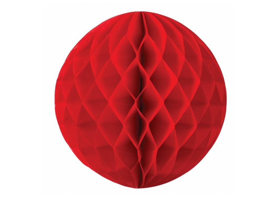 Tissue Honeycomb Ball 35cm - Red