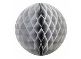 Tissue Honeycomb Ball 35cm - Silver