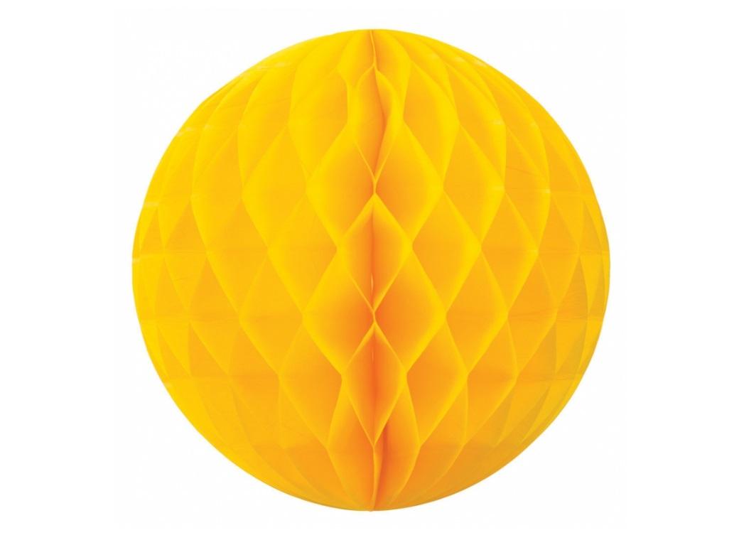 Tissue Honeycomb Ball 35cm - Yellow