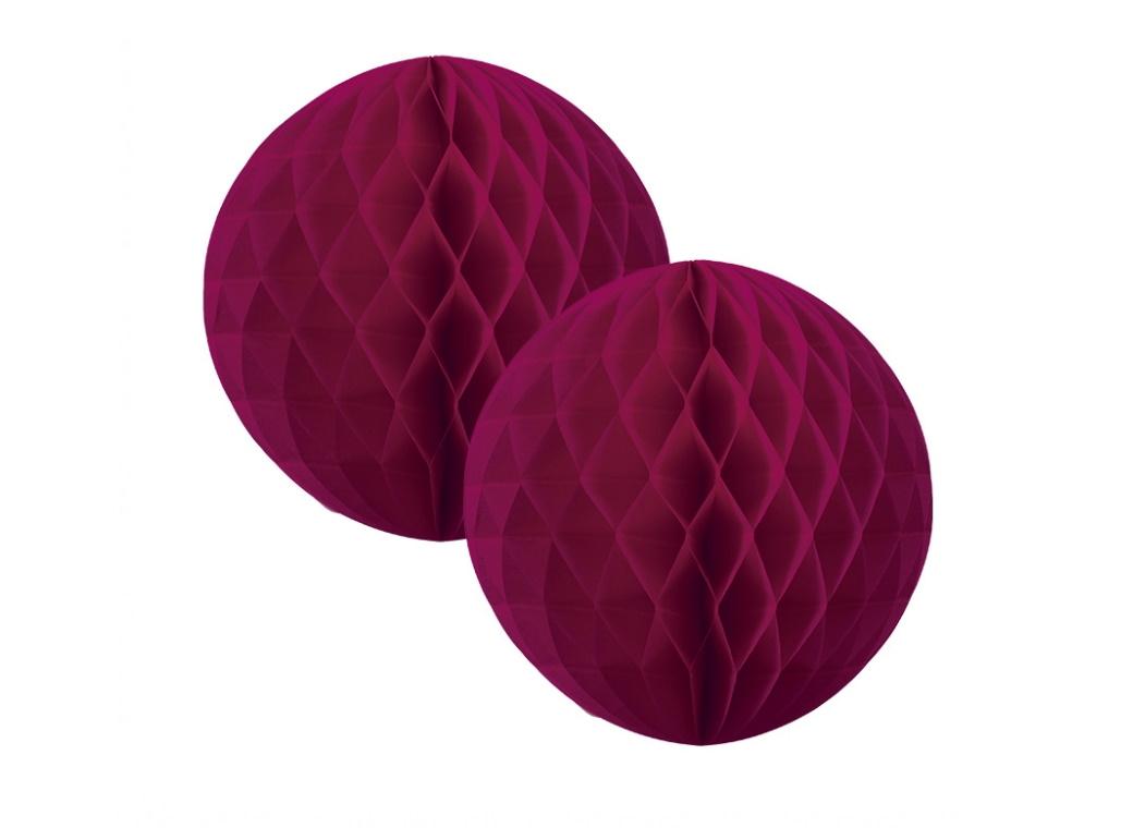 Tissue Honeycomb Balls 15cm Wildberry 2pk