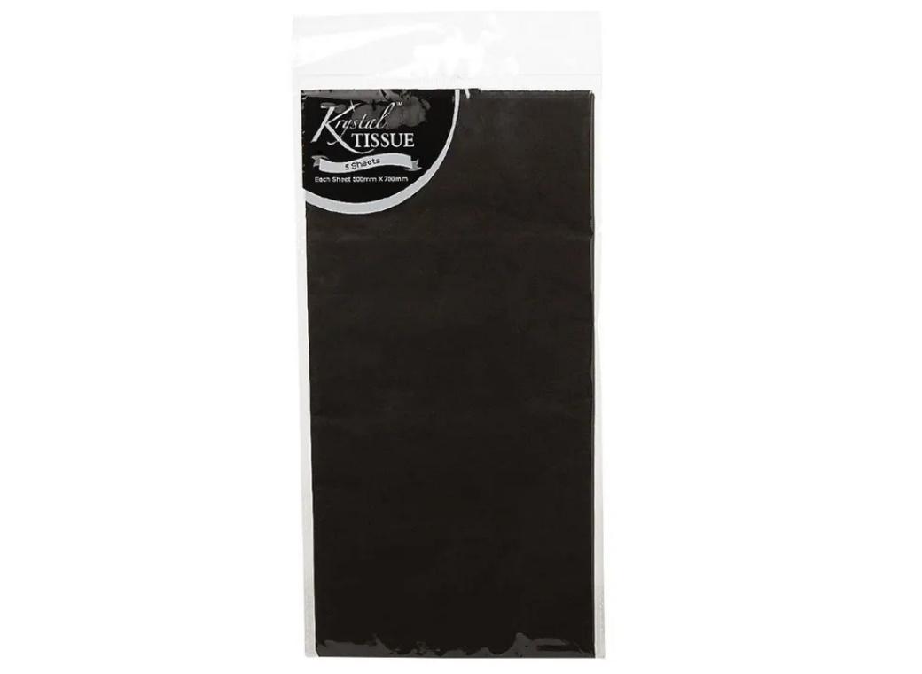 Tissue Paper 5 Sheets - Black