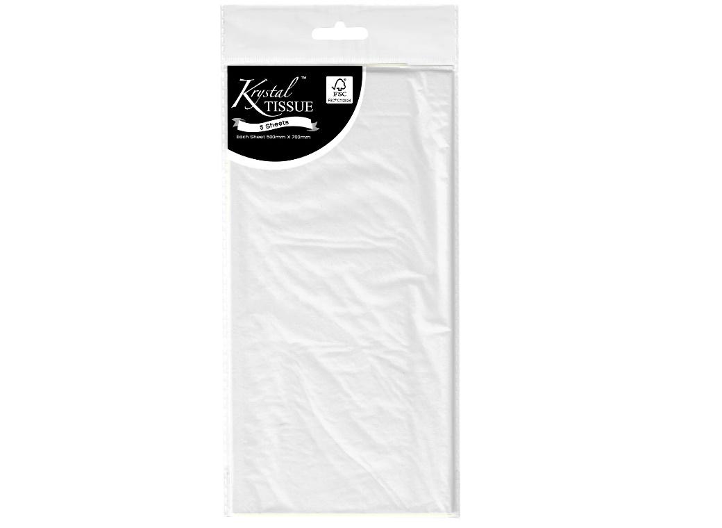 Tissue Paper 5 Sheets - White