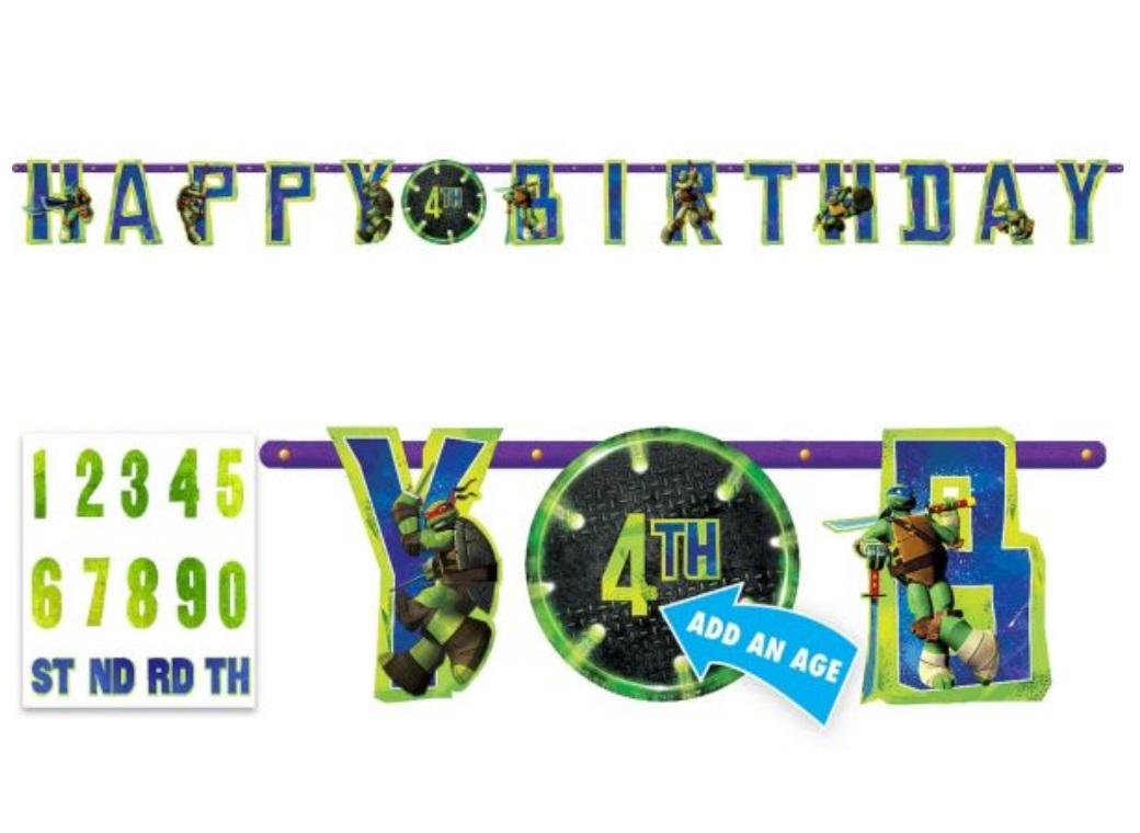 Teenage Mutant Ninja Turtles Add an Age Banner