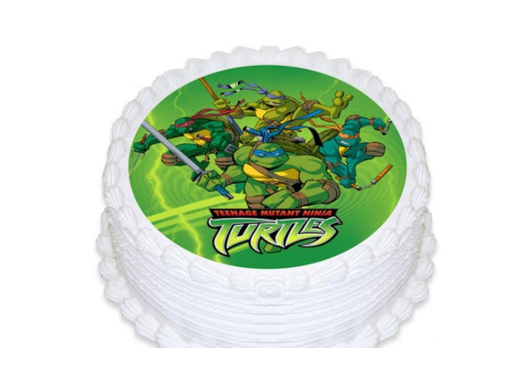 Edible Icing Image - Teenage Mutant Ninja Turtles Round