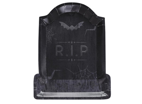 Tombstone Shaped Plates 8pk