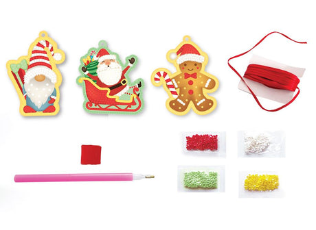 Totally Mini Santa Diamond Art Set