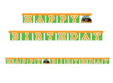 Tractor Time Happy Birthday Banner