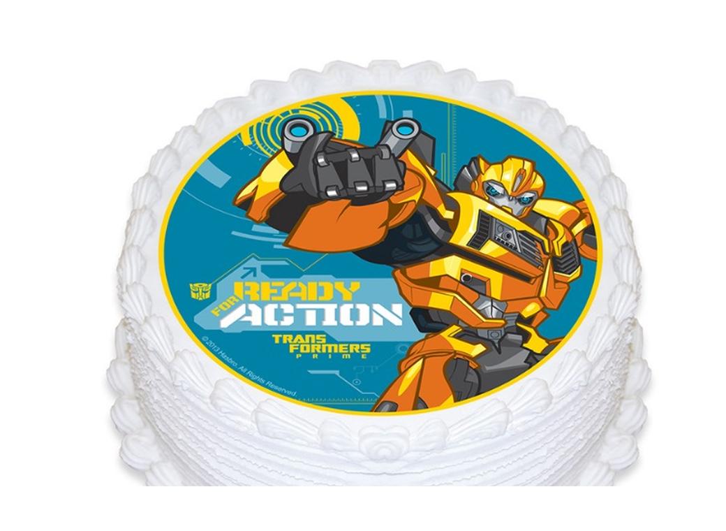 Edible Icing Image - Transformers Round