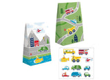 Transportation Time Treat Bags with Stickers 8pk