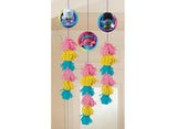 Trolls Hanging Tassel Decorations 3pk