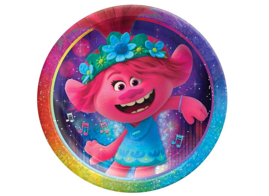 Trolls World Tour Dinner Plates 8pk