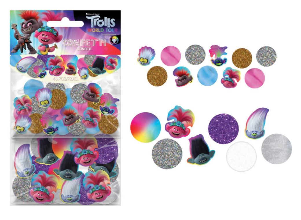 Trolls World Tour Giant Confetti Circles