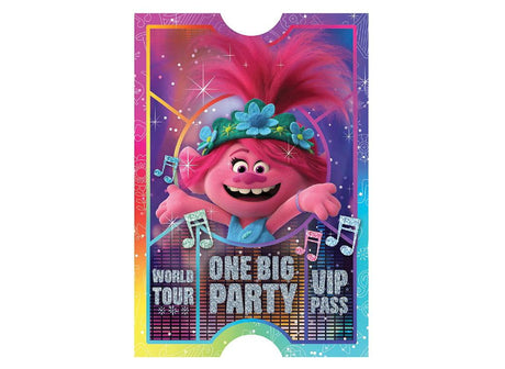 Trolls World Tour Invitations 8pk